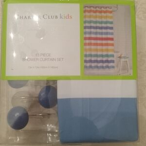 New Kids Rainbow  Shower Curtain  Set